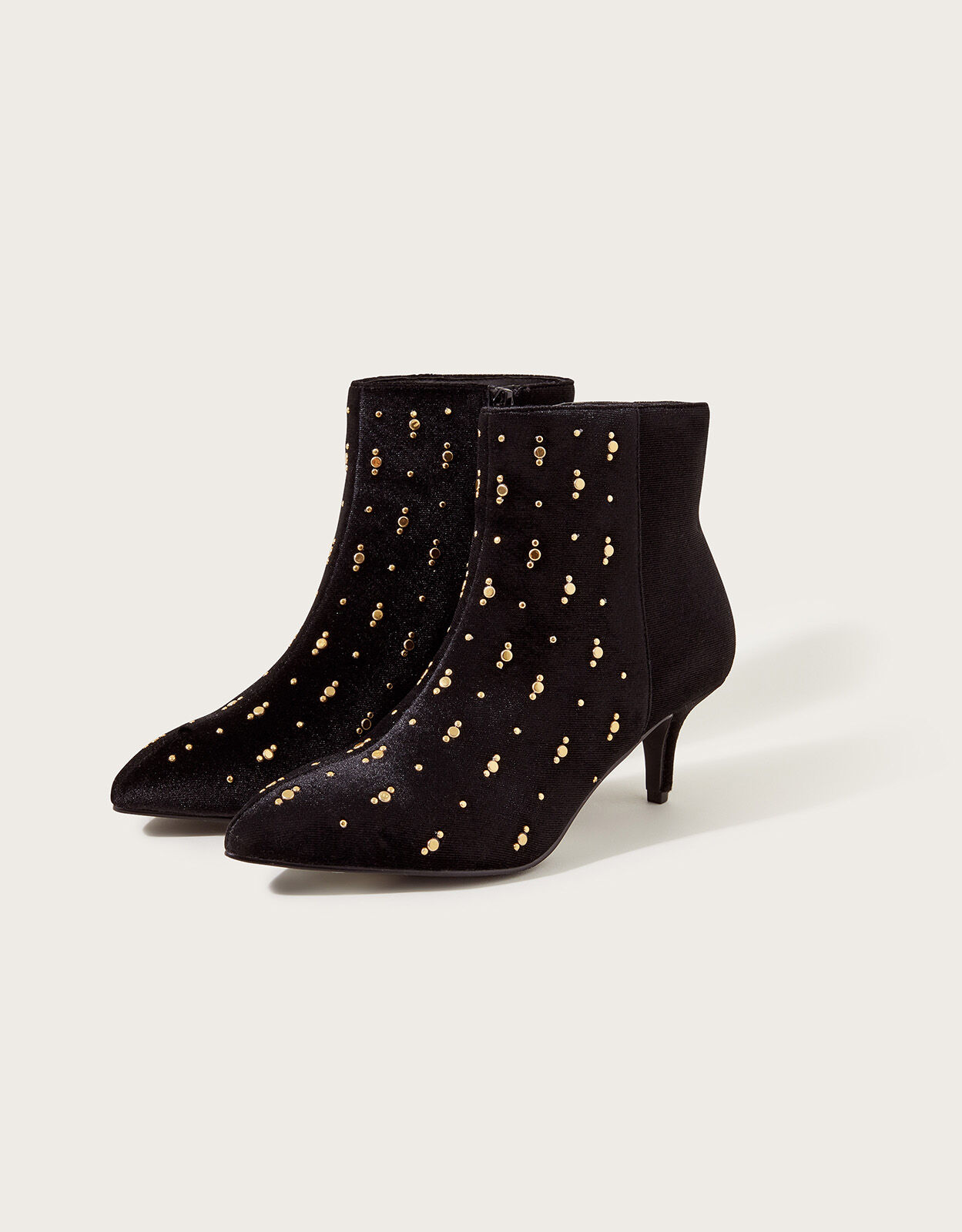 Stud Ankle Boots Black Women s Shoes Monsoon US