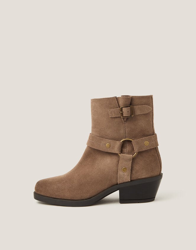 Eden Suede Ankle Boots, Brown (TAUPE), large