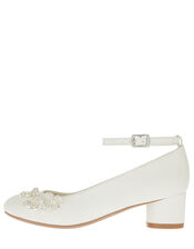 Maria Pearl Butterfly Shimmer Heels, Ivory (IVORY), large