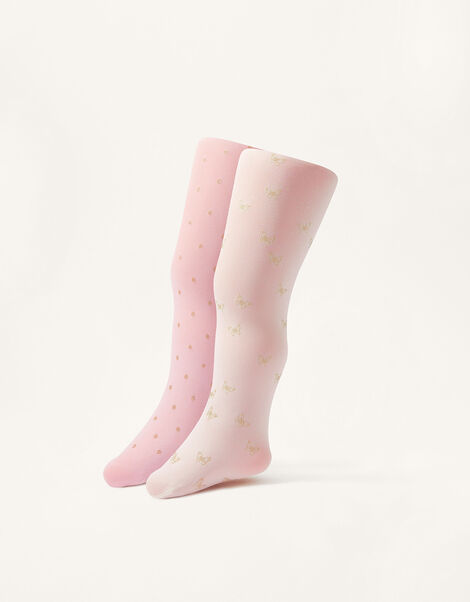 Baby Glitter Print Tights Twinset, Multi (MULTI), large