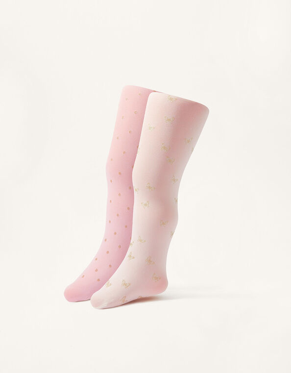 Baby Glitter Print Tights Twinset, Multi (MULTI), large