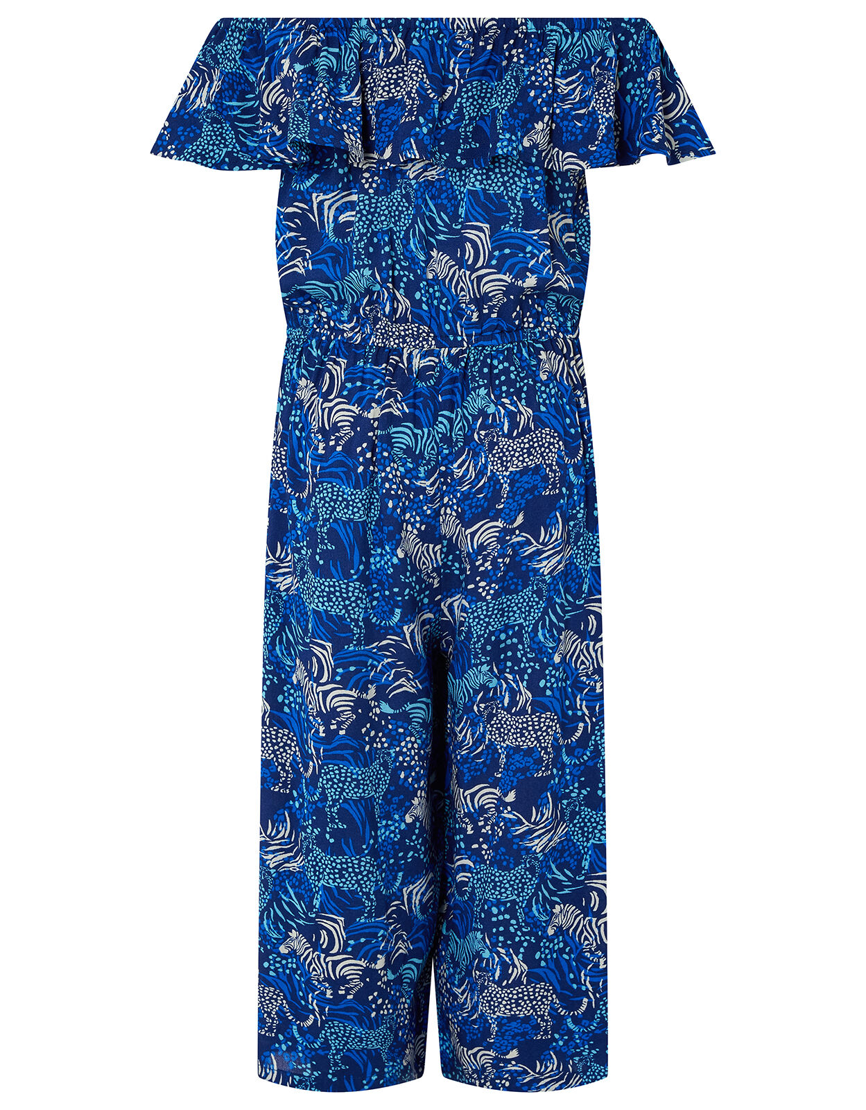 Blue zebra jumpsuit Clearance