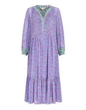 East Rian Pintuck Dress, Purple (LILAC), large