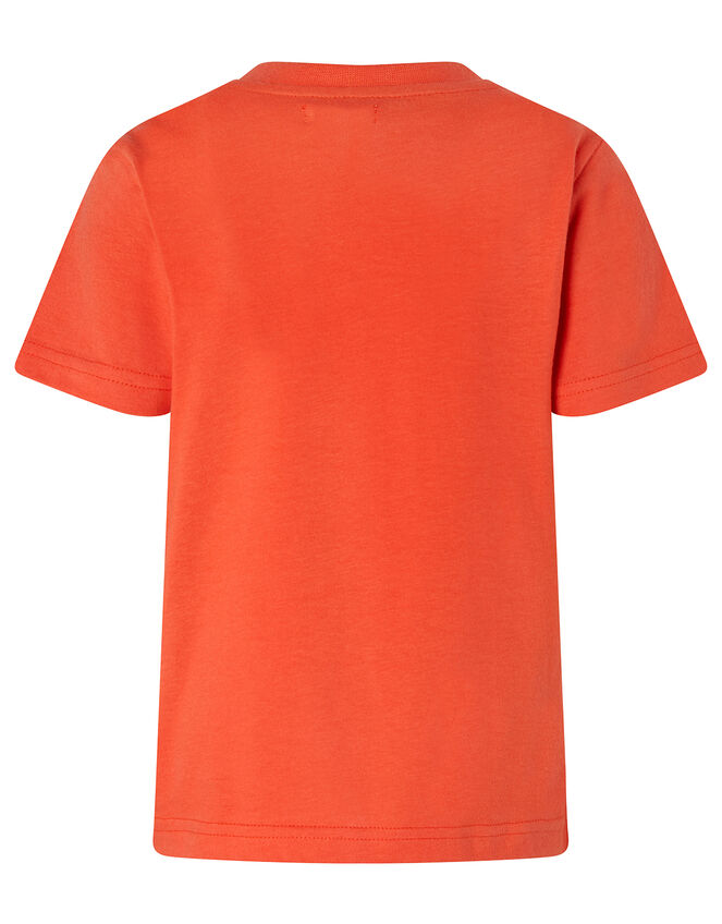 Otis Submarine T-Shirt in Pure Cotton, Orange (ORANGE), large