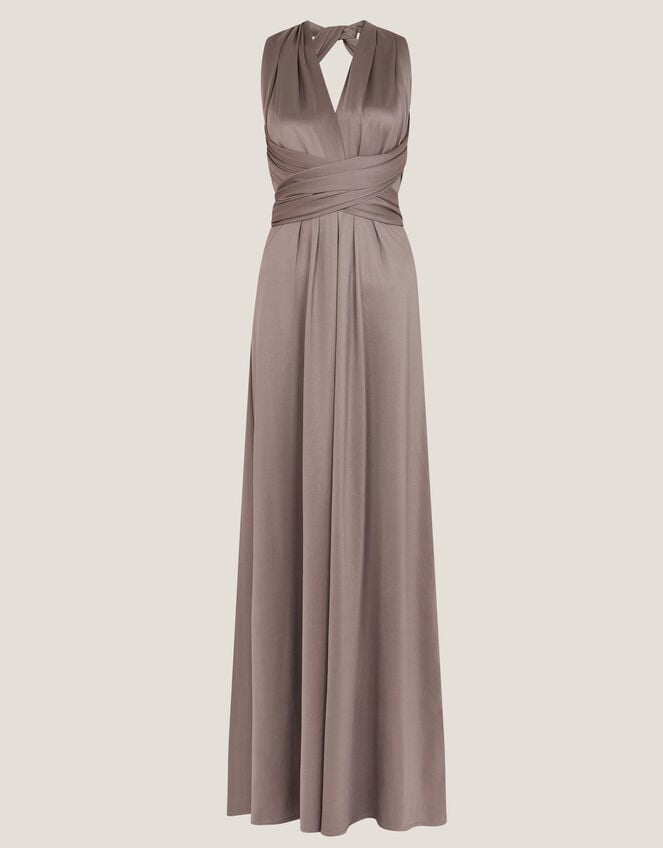 Thea Multiway Bridesmaid Dress, Mink (MINK), large