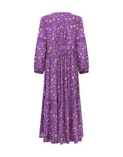 East Lana Crinkle Print Dress, Purple (PURPLE), large