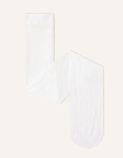 Bridal Spot Tights, White (WHITE), large