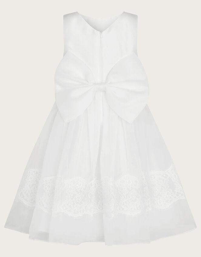 Alovette Lace Communion Dress, White (WHITE), large
