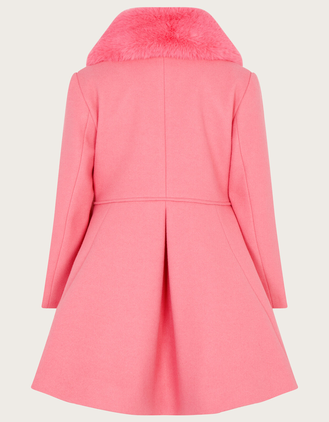 Pink bow coat top