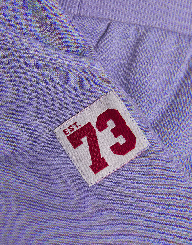 Washed Jersey Joggers, Blue (BLUE), large