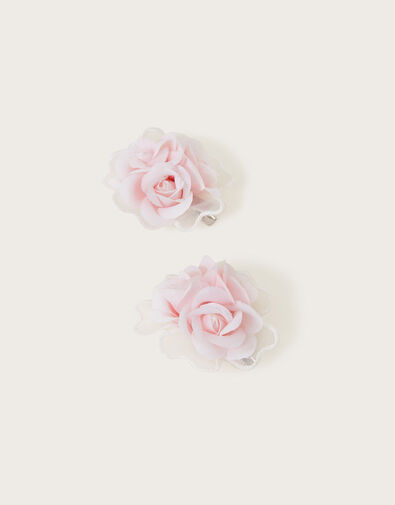 Ombre Triple Flower Clips Set of Two, , large