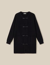 Tia Knit Jacket, Black (BLACK), large