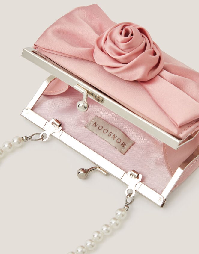 Bridesmaid Rosette Bag & Accessories Set, Pink (PALE PINK), large