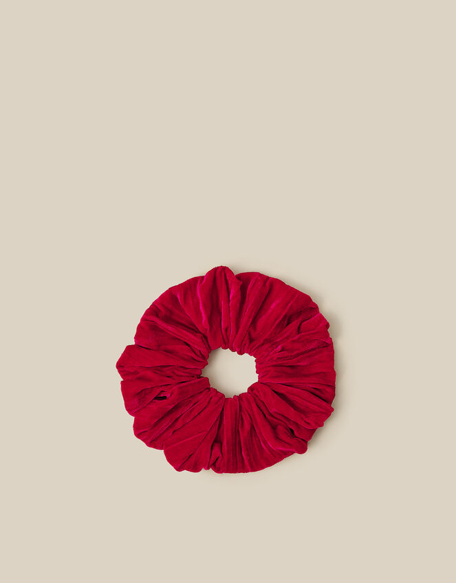 Crushed Velvet Hair Scrunchie, , large