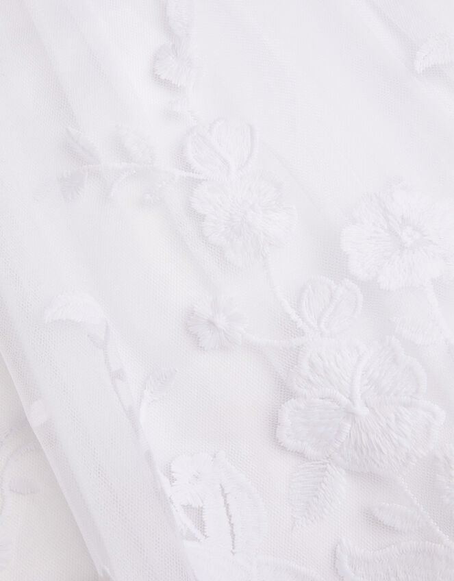 Sorcha Floral Lace Communion Dress, White (WHITE), large