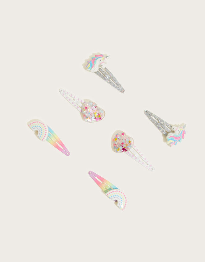 Stardust Unicorn Hair Clip Set, , large