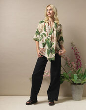 One Hundred Stars Honeysuckle Print Rachel Blouse, Multi (MULTI), large