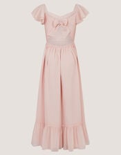 Sully Tie Back Prom Dress, Pink (PALE PINK), large