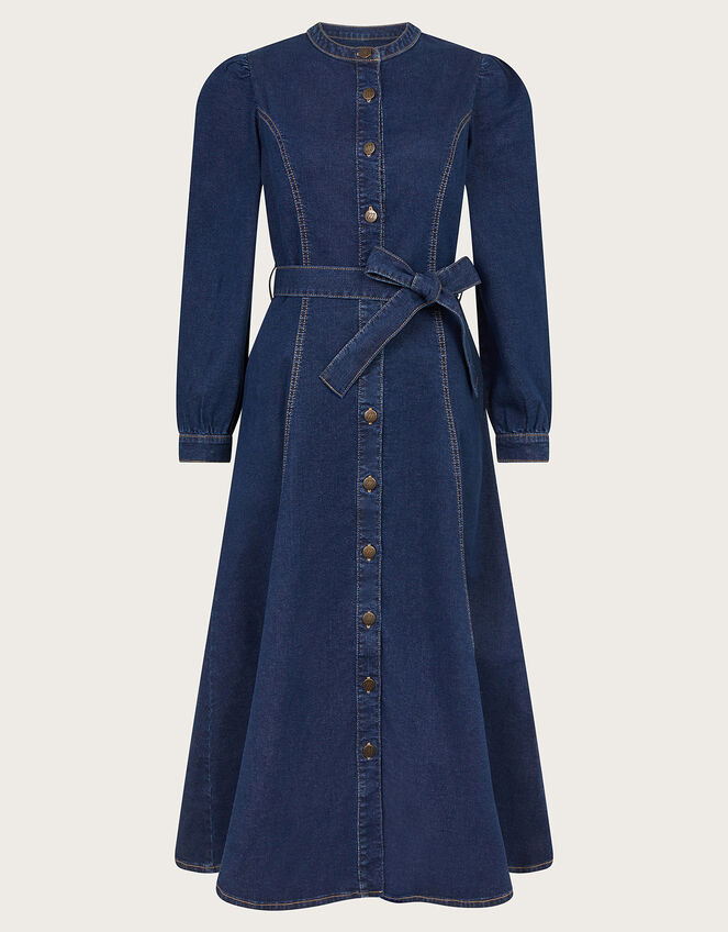 Lulu Denim Dress, Blue (DENIM BLUE), large