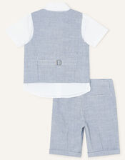 Cooper Ticking Stripe Smart Set, Blue (PALE BLUE), large