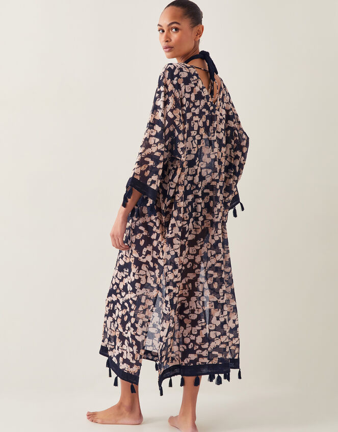 Alwena Block Print Kaftan Dress, , large