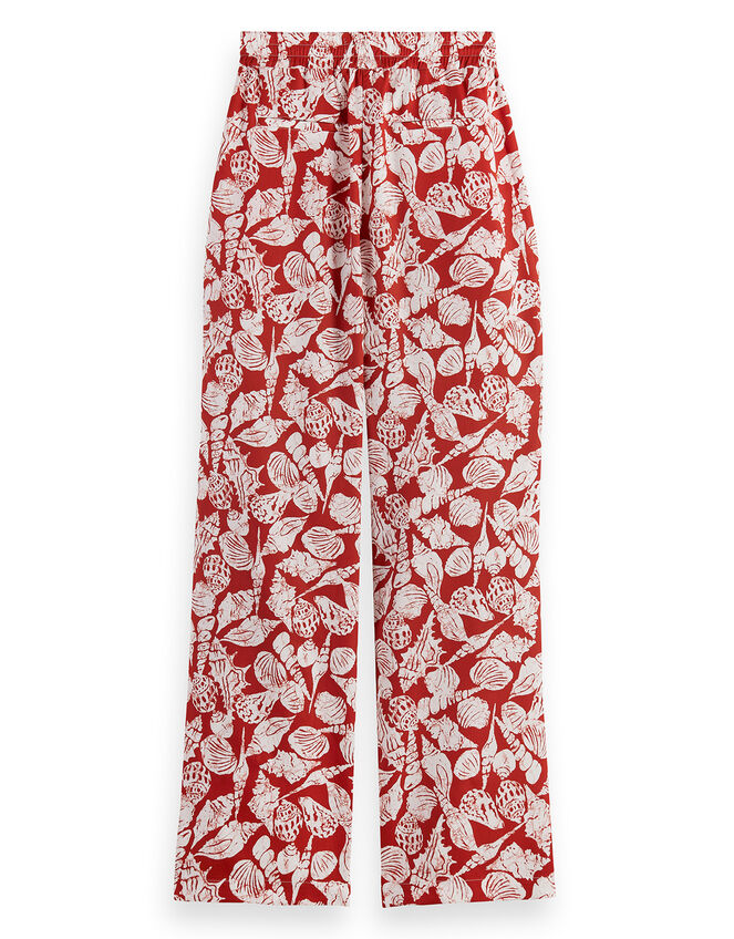 Scotch and Soda 30" Wide Leg Trousers, Red (RED), large