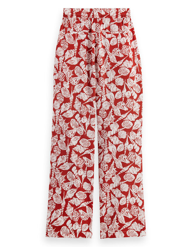 Scotch and Soda 30" Wide Leg Trousers, Red (RED), large