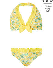 Layla Lemon Bikini Set with Recycled Fabrics, Yellow (YELLOW), large