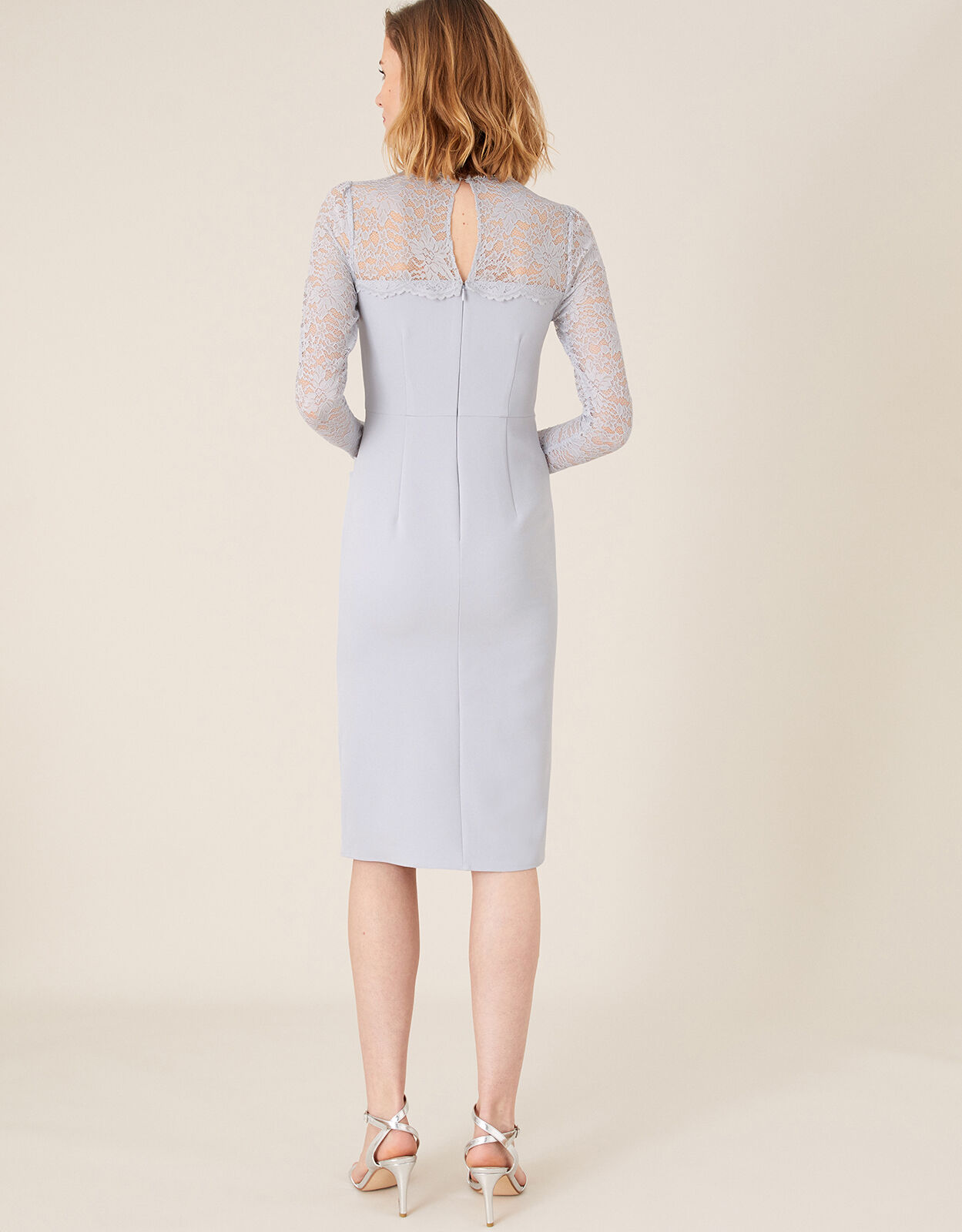 Monsoon carey lace shop midi dress