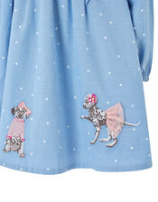 Baby Dina Chambray Dress, Blue (BLUE), large
