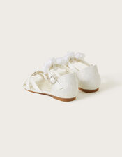 Bridal Corsage Sandals, Ivory (IVORY), large
