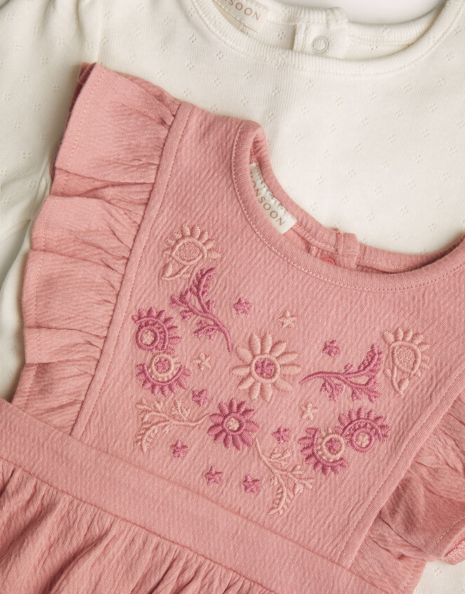 Newborn Top and Dress Set, Pink (PINK), large