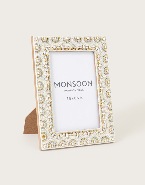 Embellished Pearl Photo Frame, , large