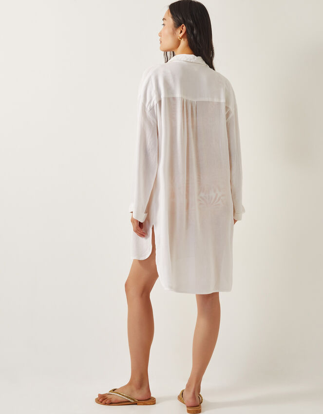 white oversized beach shirt dress Esme Sachin & Babi, Cecilia Style:AD3D106596 Shoe fit:M Bust 34”
