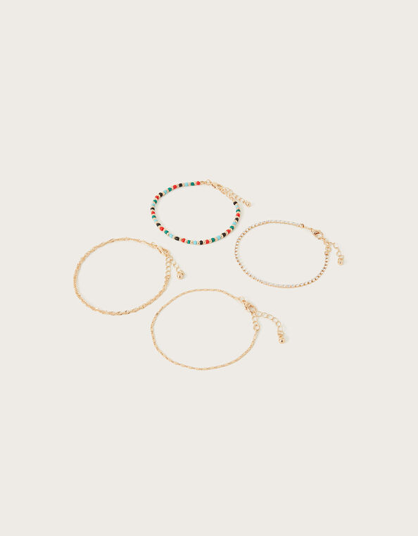 Beaded Bracelets 4 Pack, , large