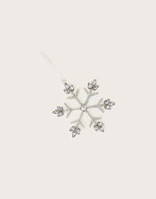 Shellac Snowflake Hanging Decoration, , large