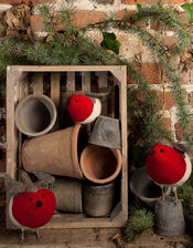 Fiona Walker Medium Velvet Robin, , large