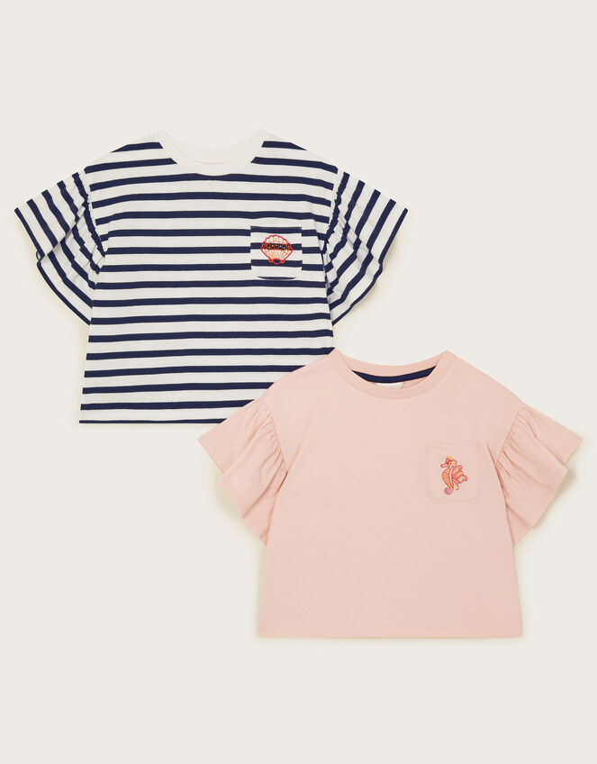 2-Pack Seahorse T-Shirts, Multi (MULTI), large