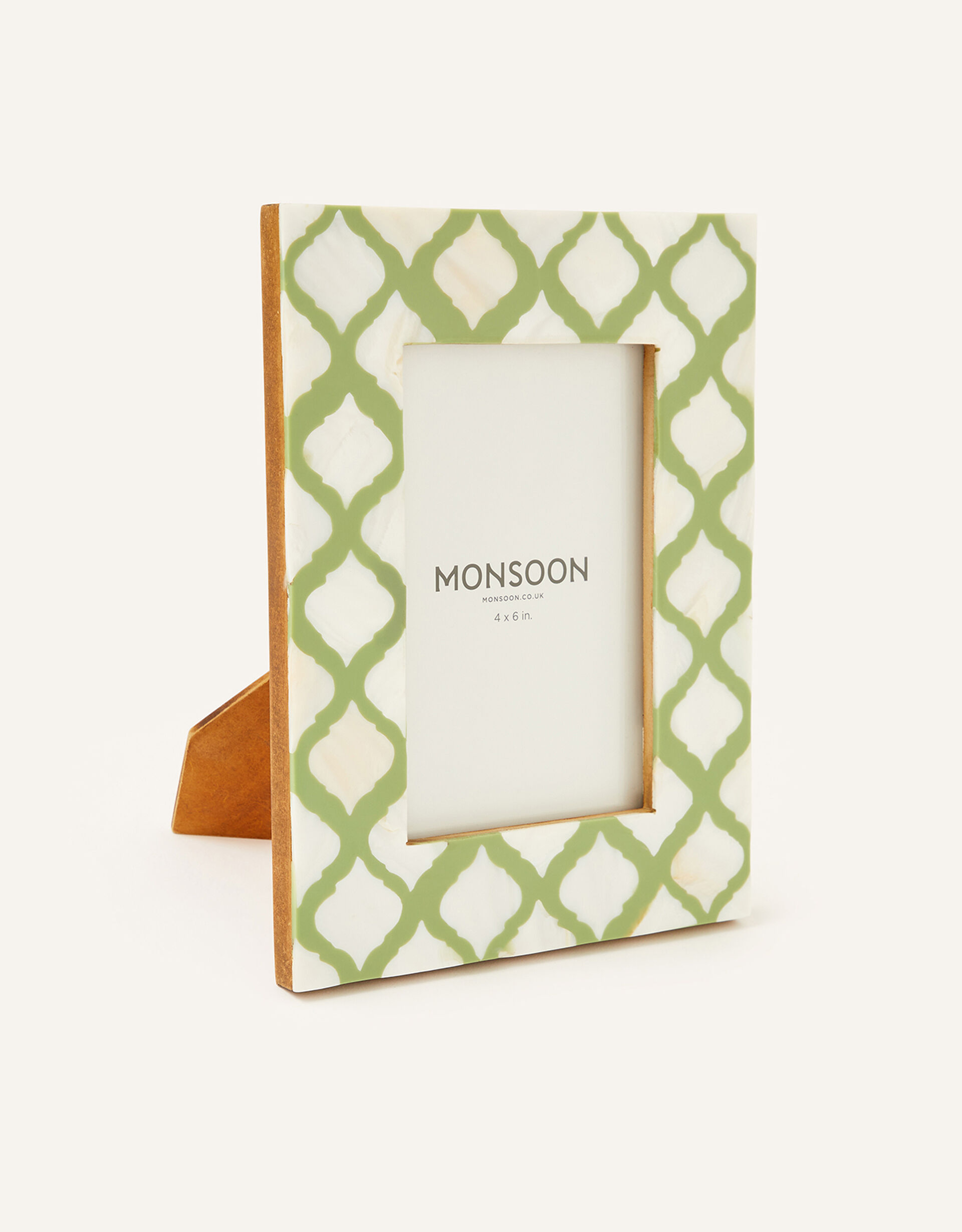 Mother of Pearl Geometric Photo Frame, , large