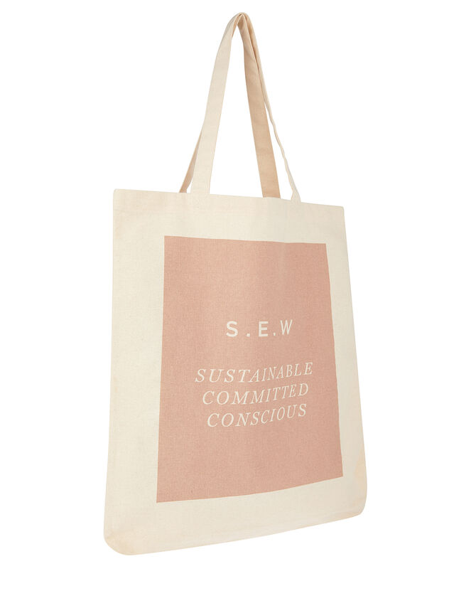 S.E.W Shopper Bag in Organic Cotton, , large