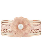 Ophelia Layered Floral Bracelet, , large