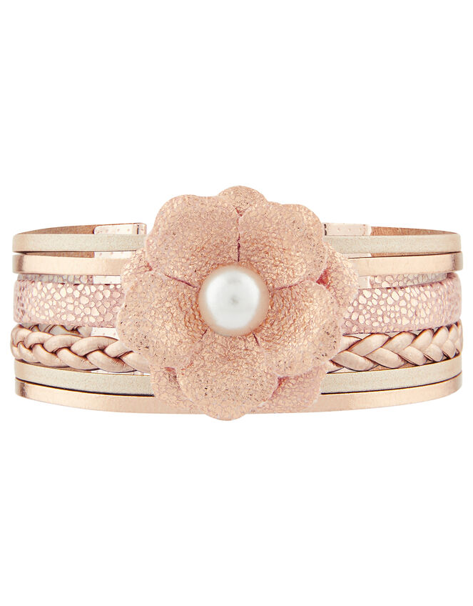 Ophelia Layered Floral Bracelet, , large
