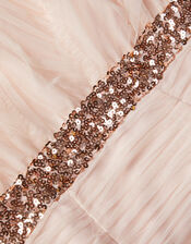 Zenaya Ruffle Prom Dress, Pink (PALE PINK), large