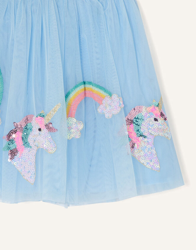 Disco Unicorn Skirt, Blue (BLUE), large