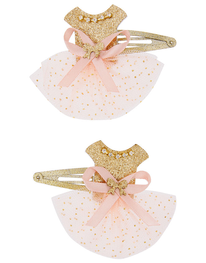 2X Natalia Ballerina Hair Clips, , large