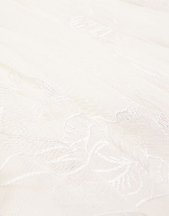 Floral Embroidered Bridal Veil, , large