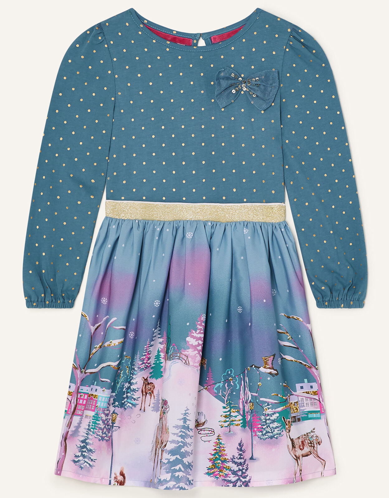 Monsoon girls deals christmas dress