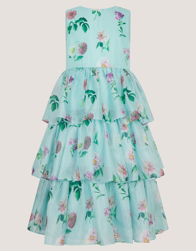 Calla Floral Organza Tiered Party Dress, Multi (MULTI), large