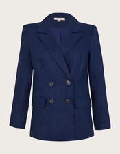 Mabel Double-Breasted Jacket, Blue (NAVY), large