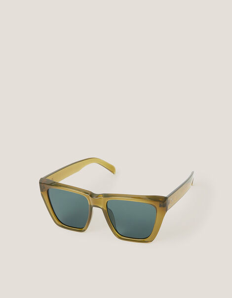 Flat Top Square Sunglasses, , large
